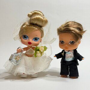 Bratz Babyz Bride and Groom Wedding Cade and Cloe Dolls Y2K Vintage
